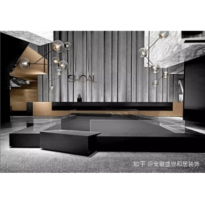 公司前臺背景墻設計效果圖大全 合肥辦公室裝修，七個充滿設計創(chuàng)意的前臺設計案例，門