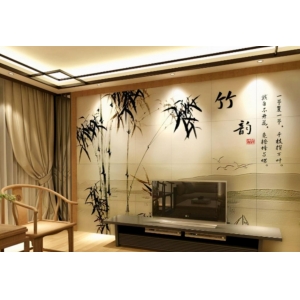 電視背景墻最佳顏色 家裝背景墻墻繪怎么選？3個(gè)原則要牢記，這樣效果才好看