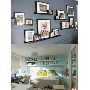 展示墻設計效果圖 不可不知5款創(chuàng)意照片墻設計 告別清一色單調(diào)