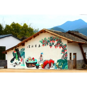 美麗鄉(xiāng)村文化墻彩繪 盤點，最能打動你的美麗鄉(xiāng)村墻繪是哪一張，有眼福了！