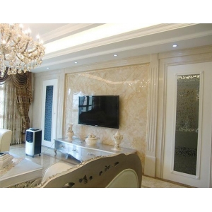 電視背景墻圖片 一、簡歐電視背景墻壁紙效果圖欣賞